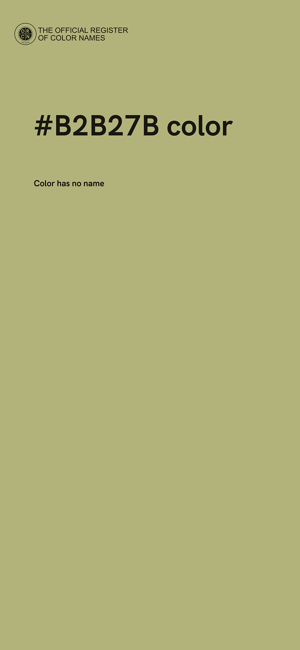 #B2B27B color image