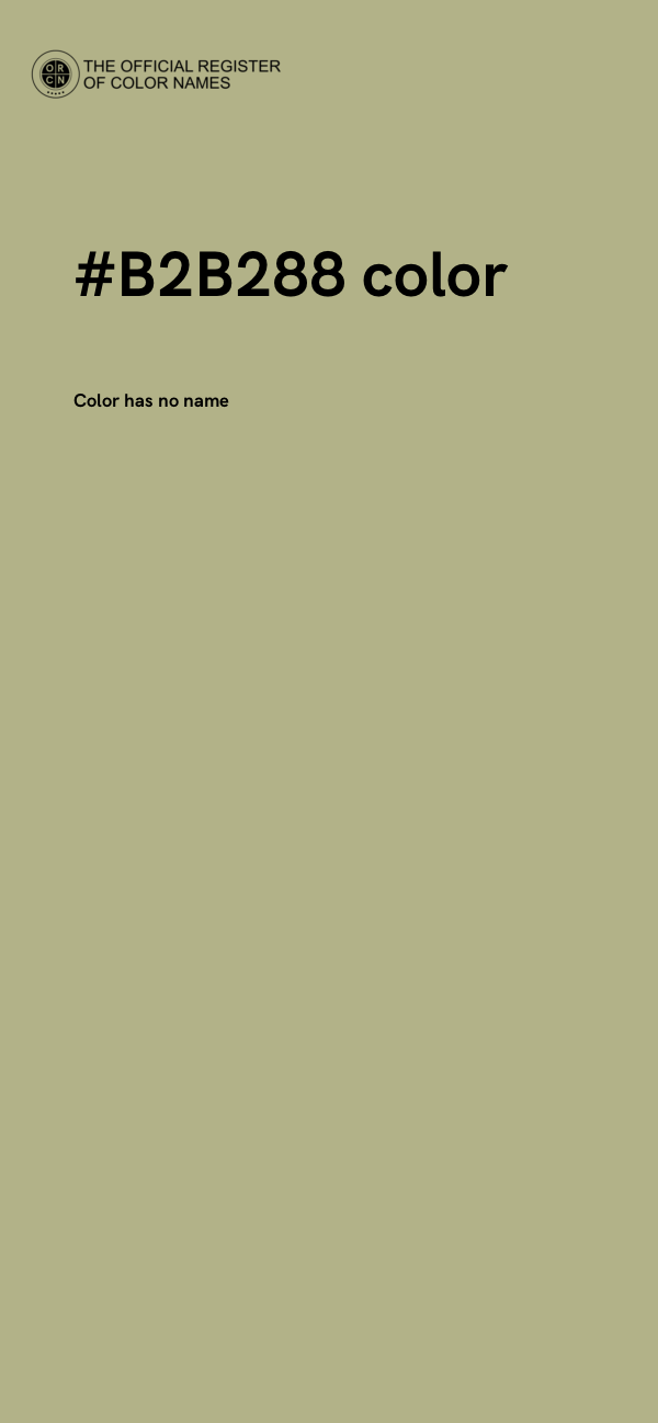 #B2B288 color image