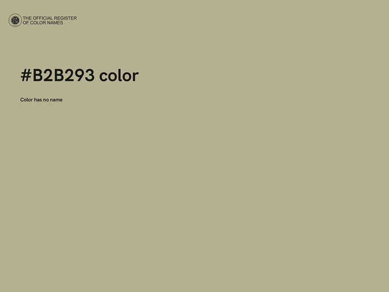 #B2B293 color image