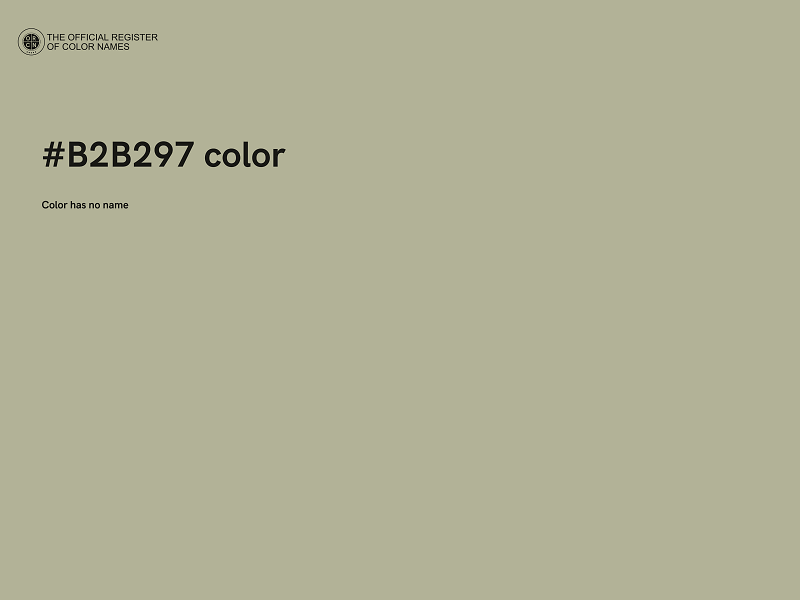 #B2B297 color image