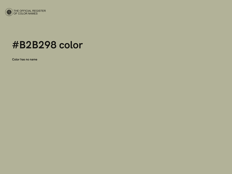 #B2B298 color image