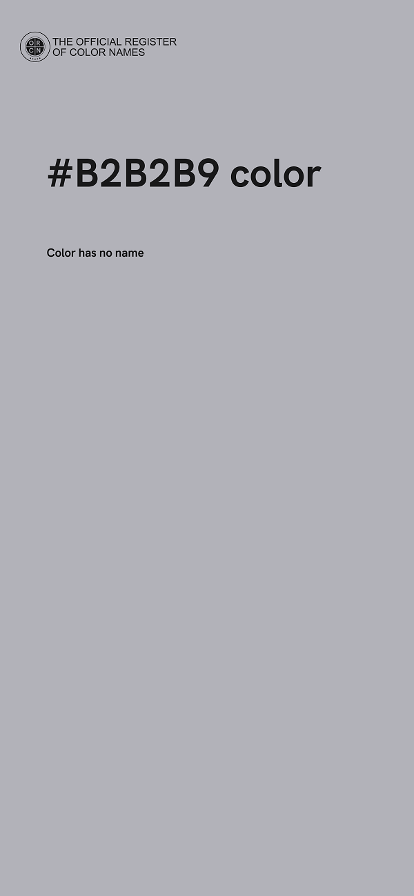 #B2B2B9 color image