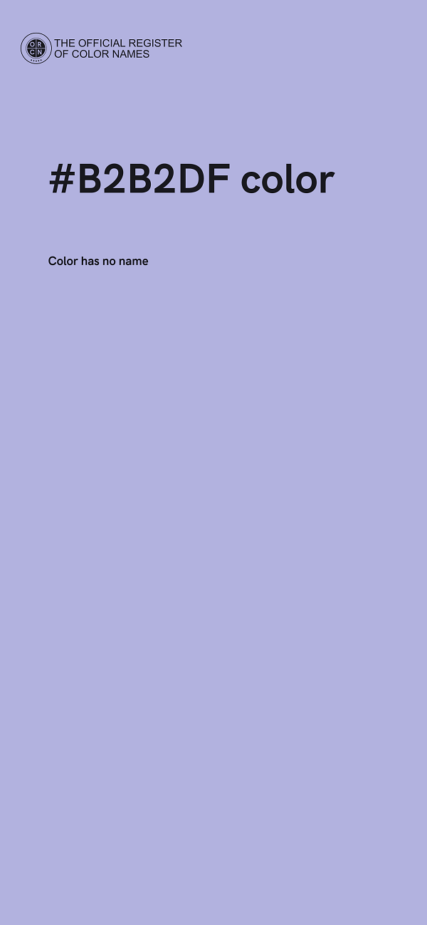 #B2B2DF color image