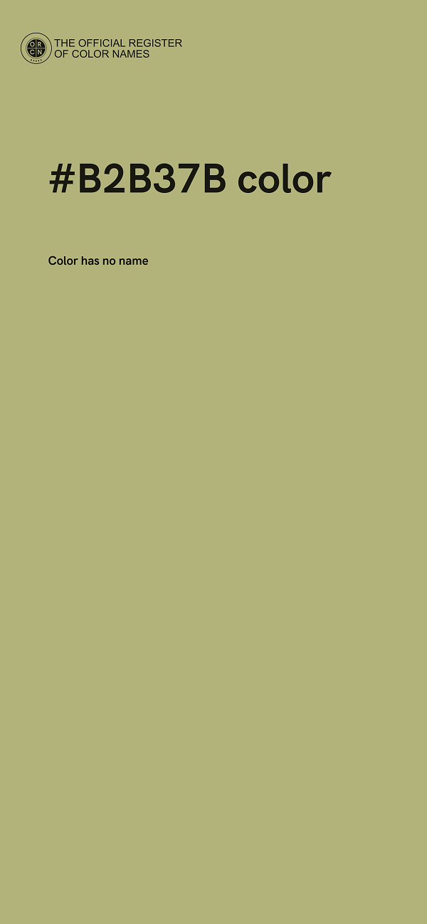 #B2B37B color image