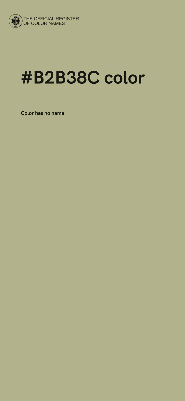 #B2B38C color image