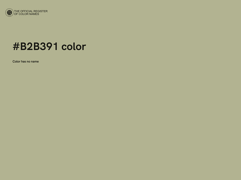 #B2B391 color image