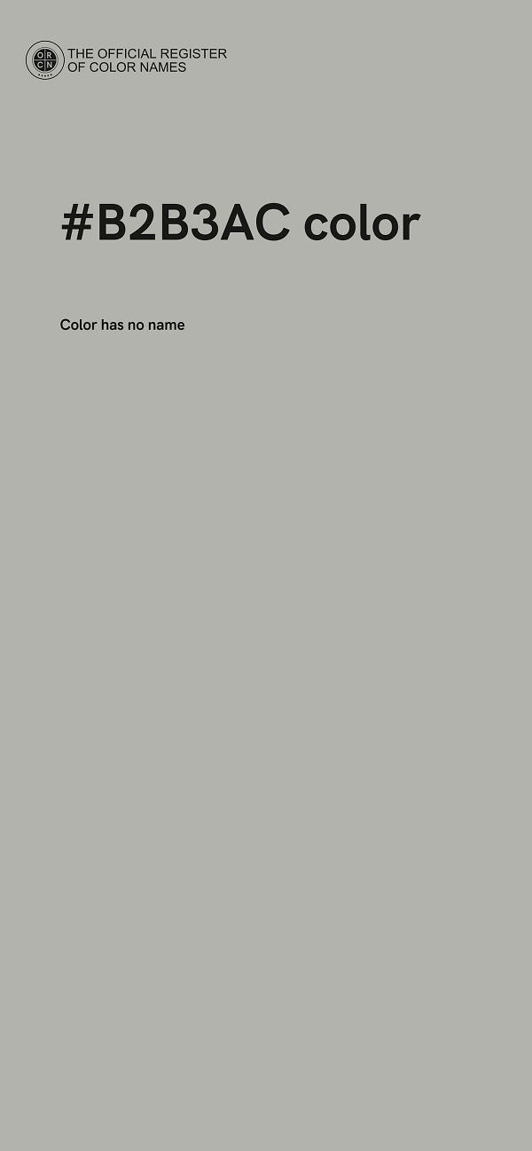 #B2B3AC color image