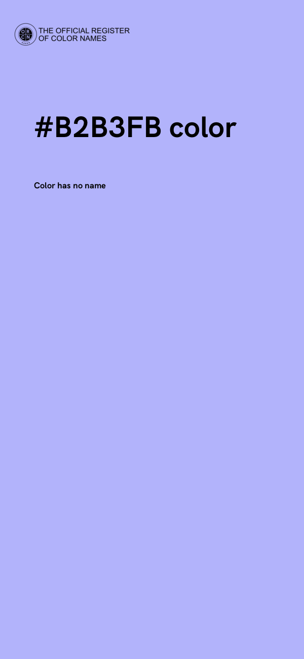 #B2B3FB color image
