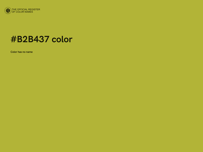 #B2B437 color image