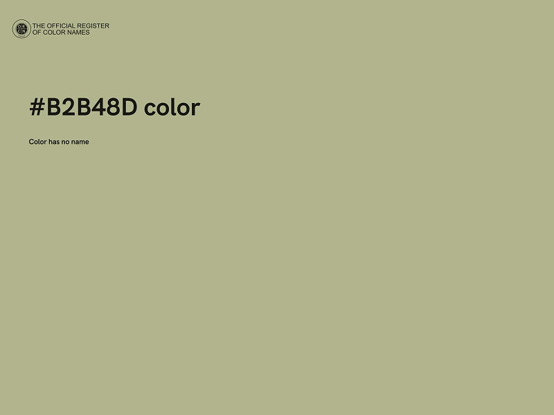 #B2B48D color image
