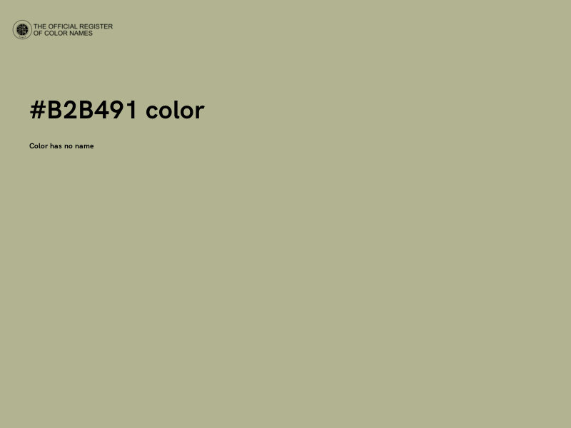 #B2B491 color image