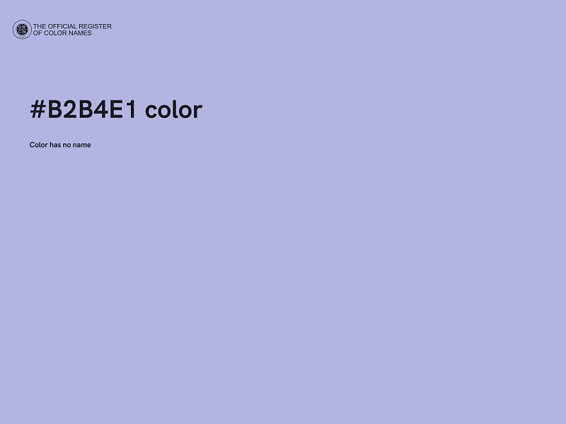 #B2B4E1 color image