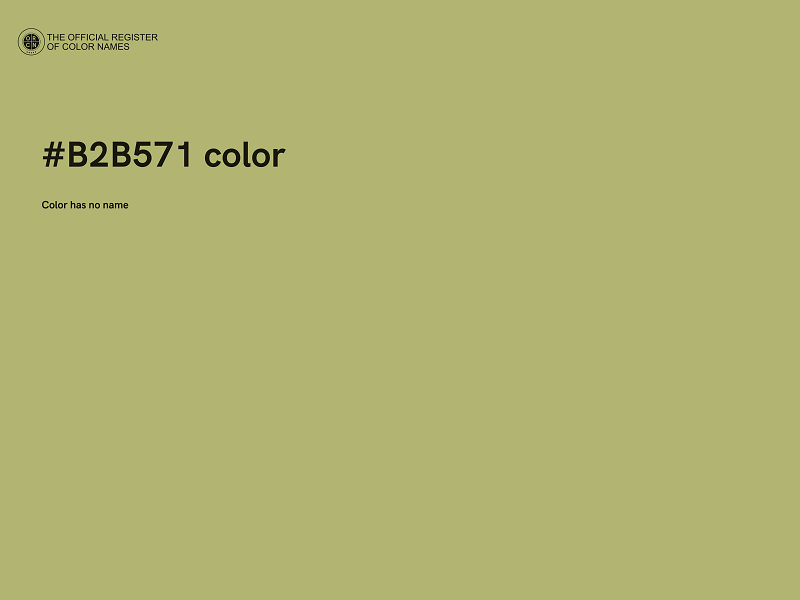 #B2B571 color image