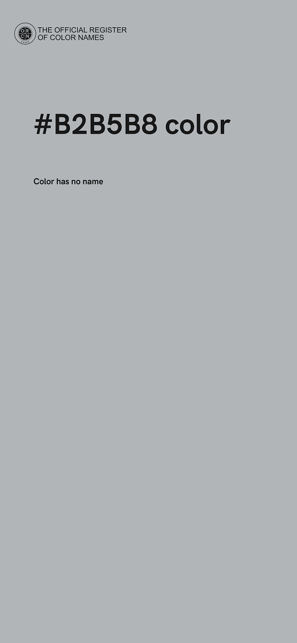 #B2B5B8 color image