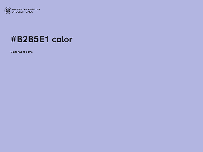 #B2B5E1 color image