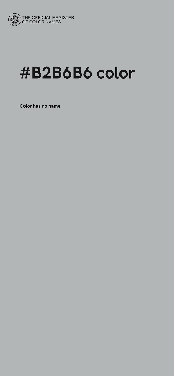 #B2B6B6 color image