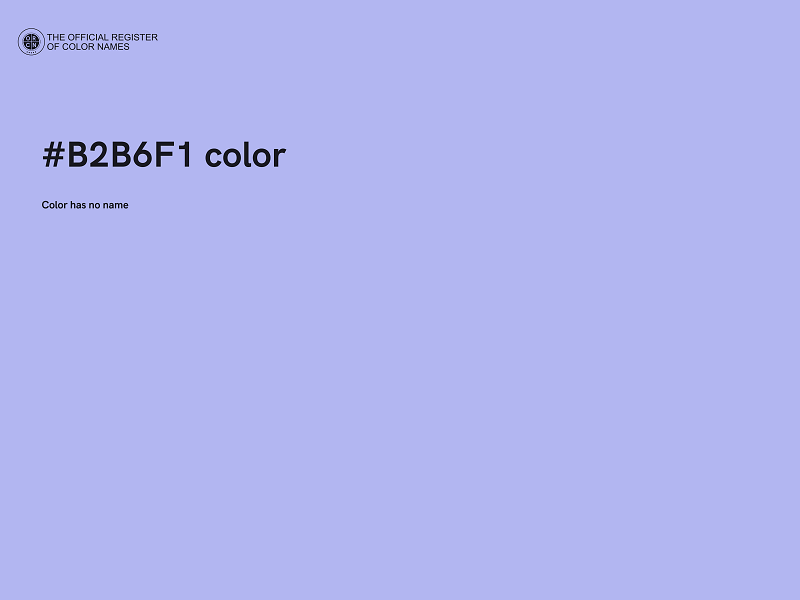 #B2B6F1 color image