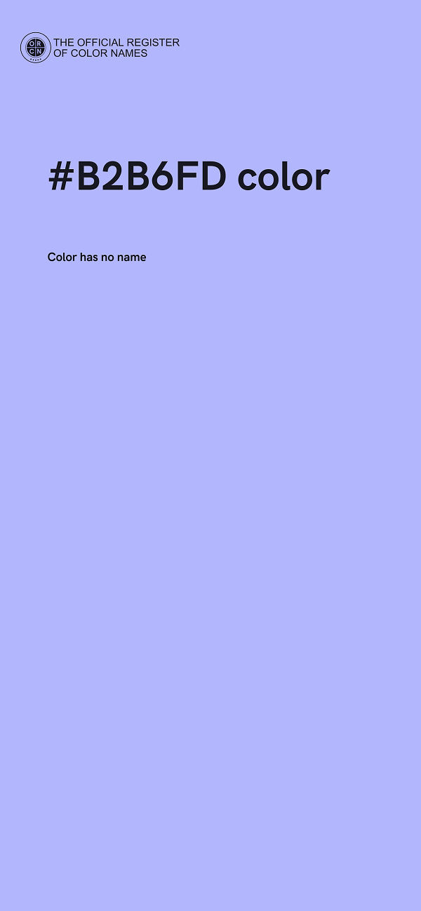 #B2B6FD color image