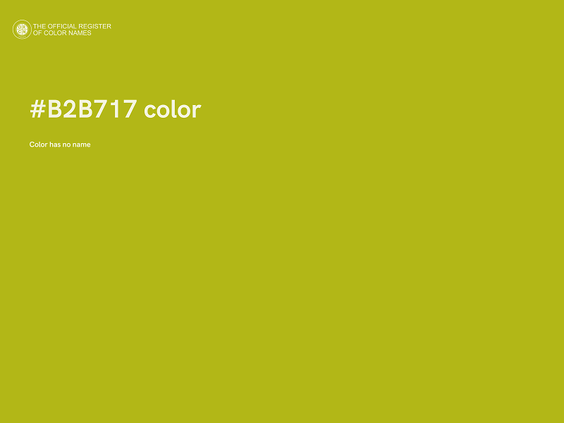 #B2B717 color image