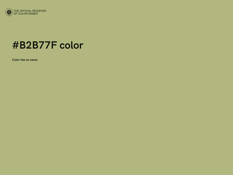#B2B77F color image
