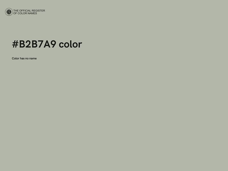 #B2B7A9 color image