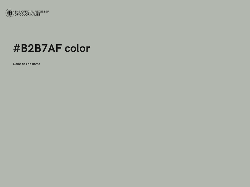 #B2B7AF color image