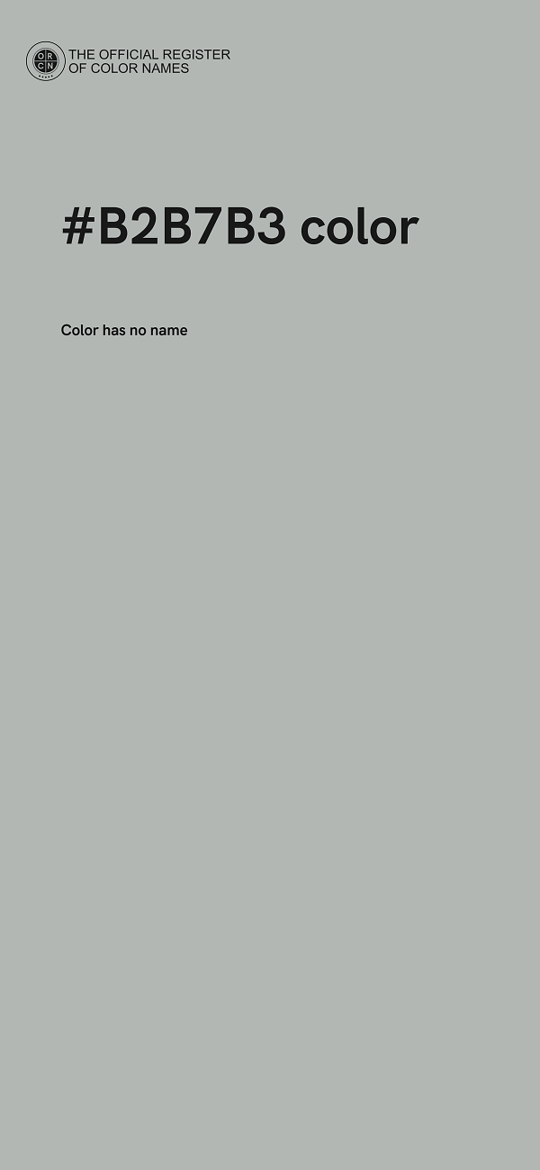 #B2B7B3 color image