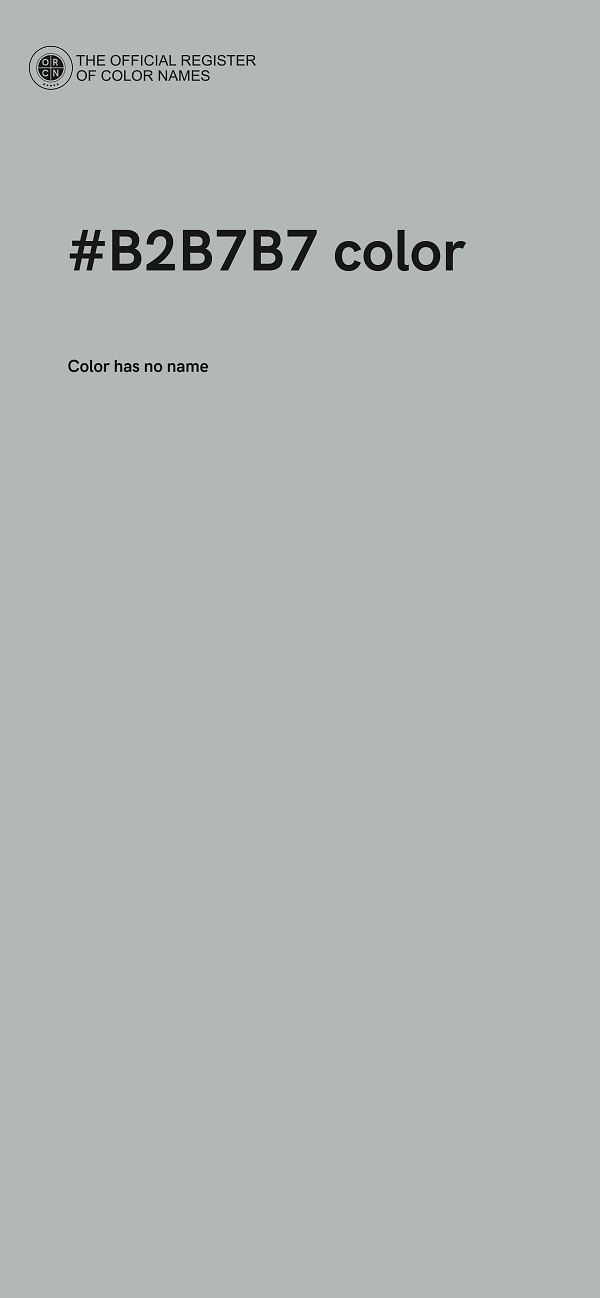 #B2B7B7 color image