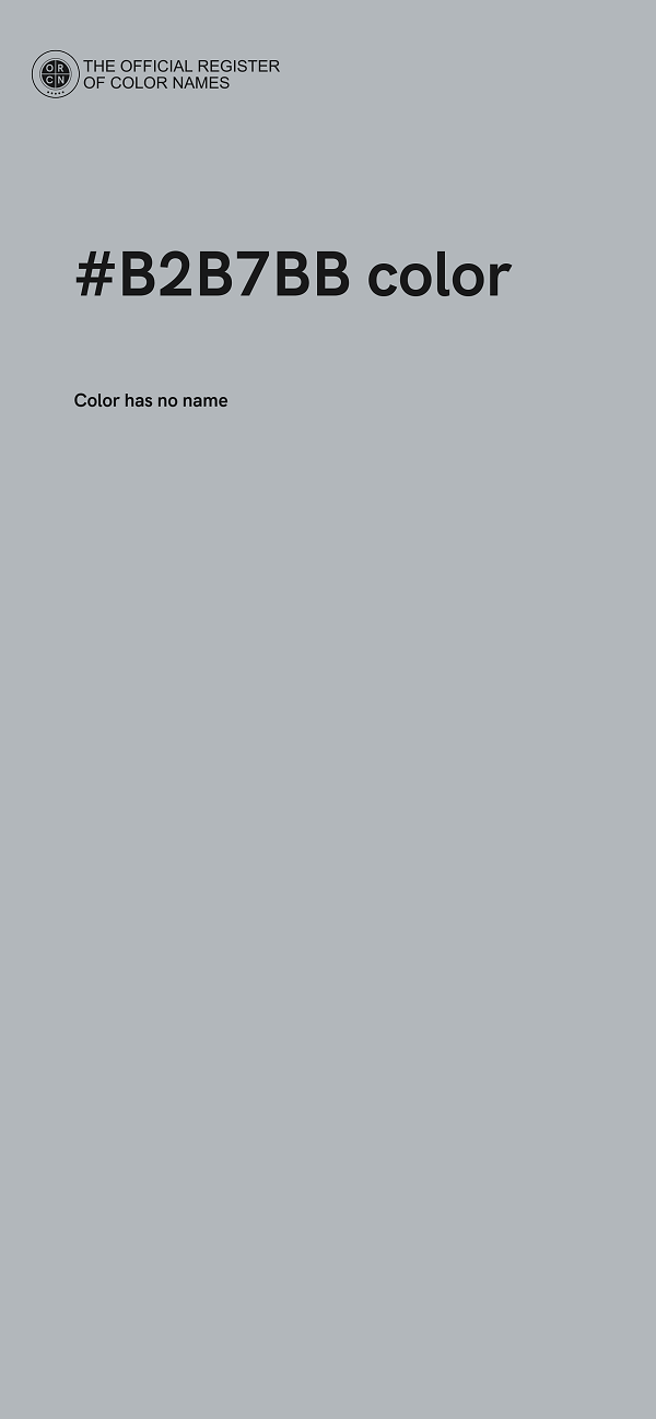#B2B7BB color image