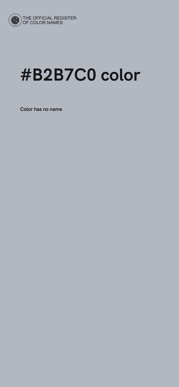 #B2B7C0 color image