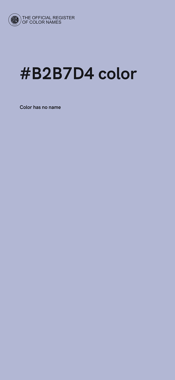 #B2B7D4 color image