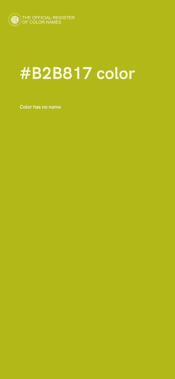 #B2B817 color image