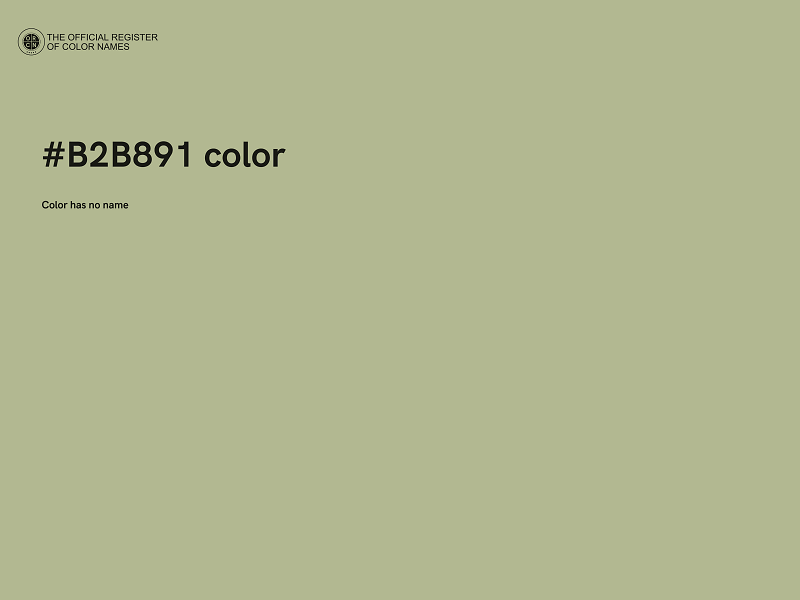 #B2B891 color image
