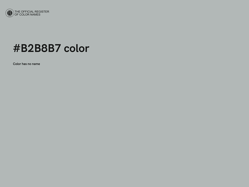 #B2B8B7 color image