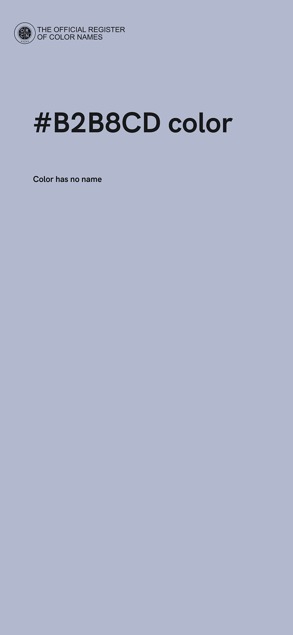 #B2B8CD color image