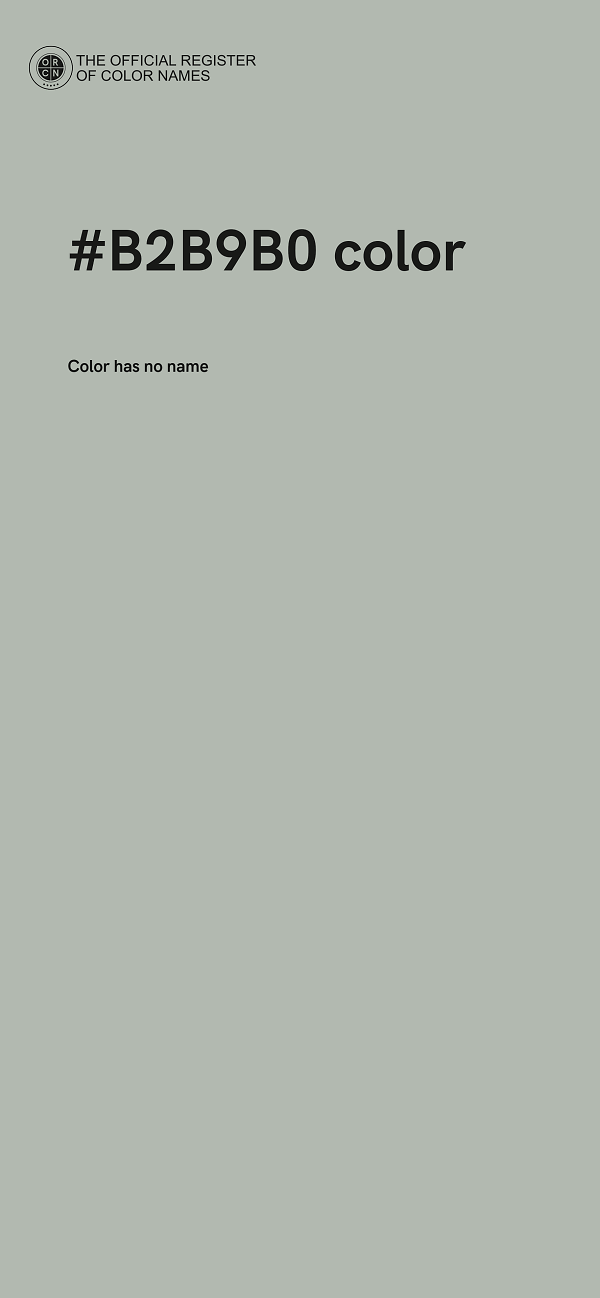 #B2B9B0 color image