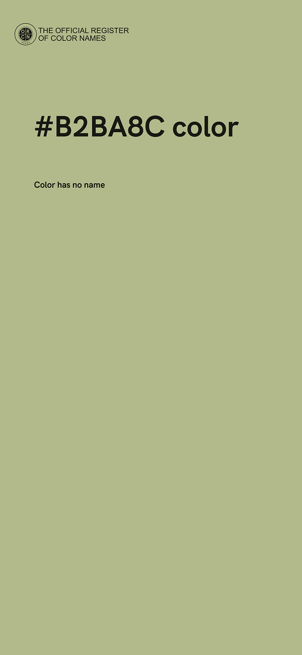 #B2BA8C color image
