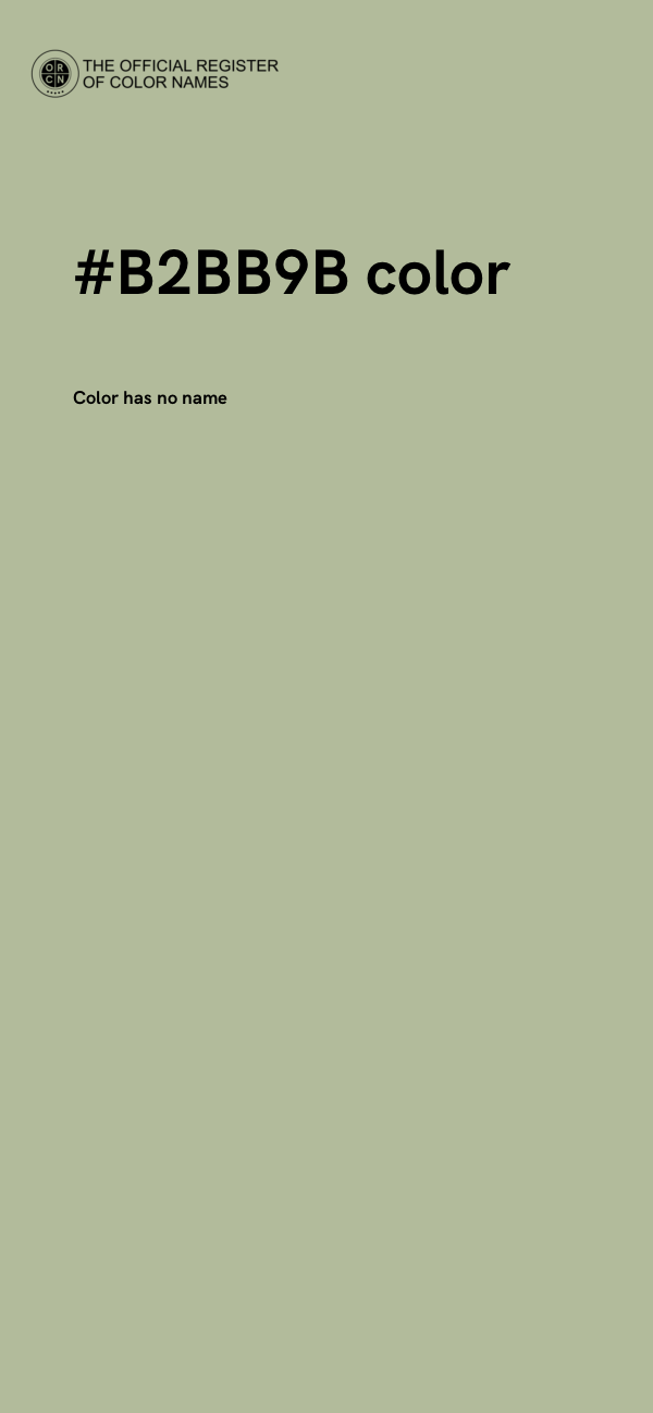 #B2BB9B color image