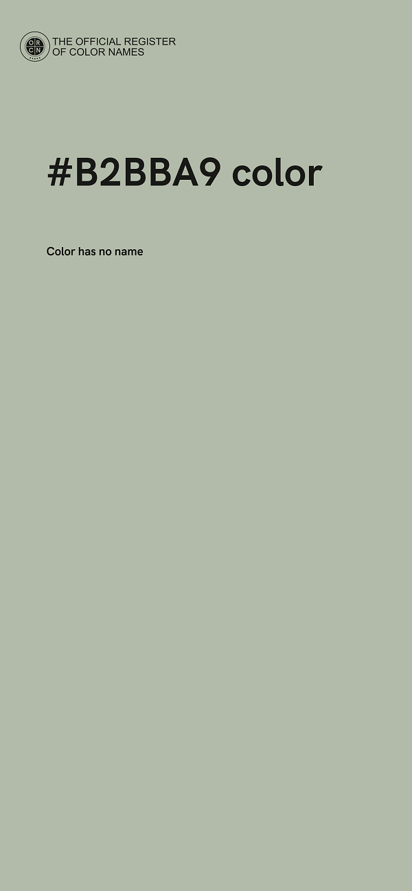 #B2BBA9 color image