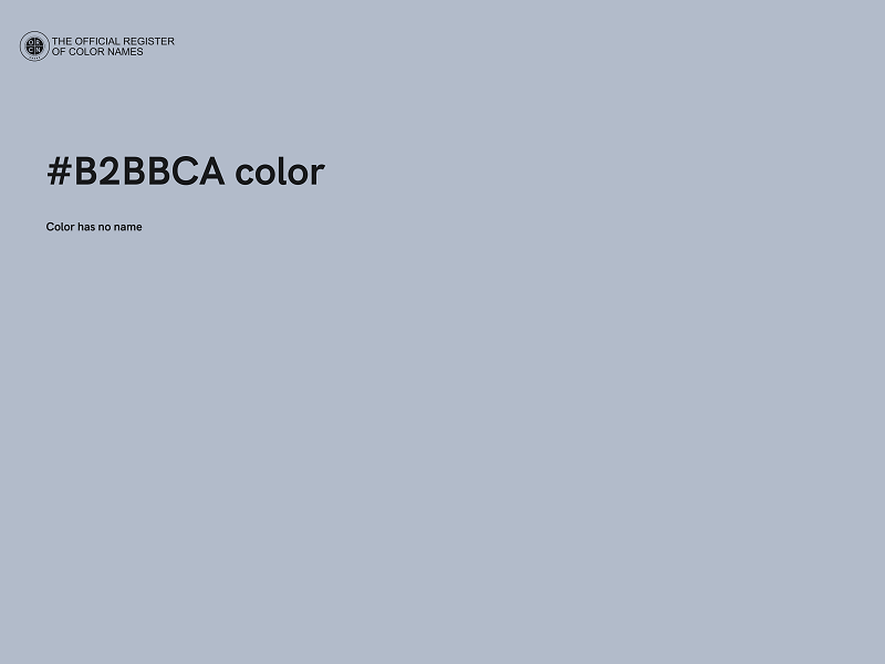 #B2BBCA color image