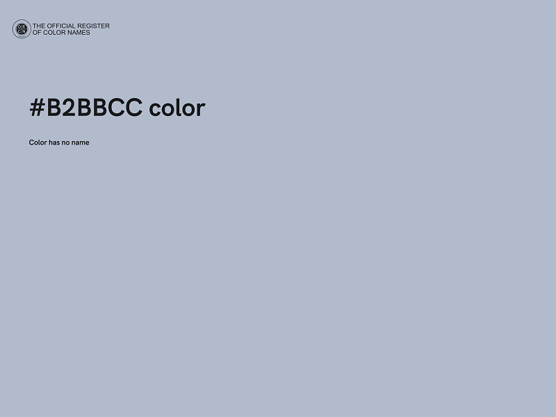 #B2BBCC color image