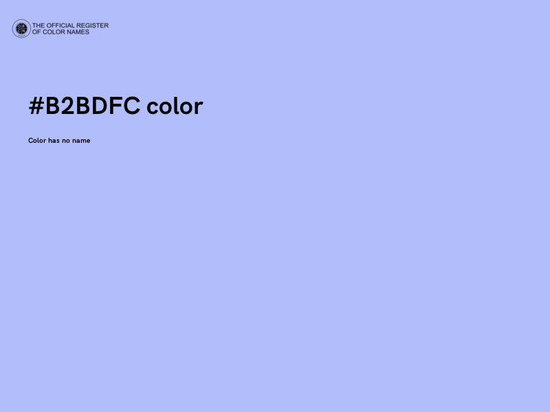 #B2BDFC color image
