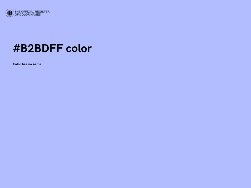 #B2BDFF color image