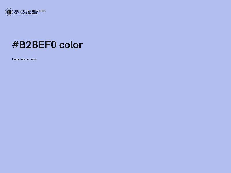 #B2BEF0 color image