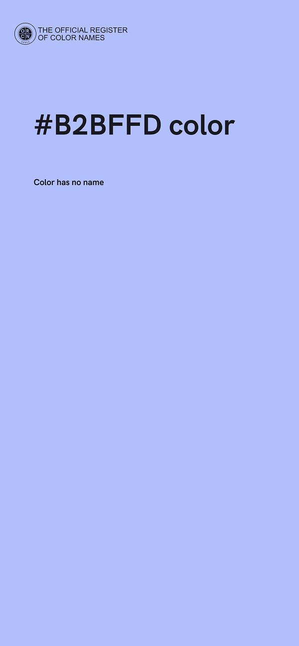 #B2BFFD color image