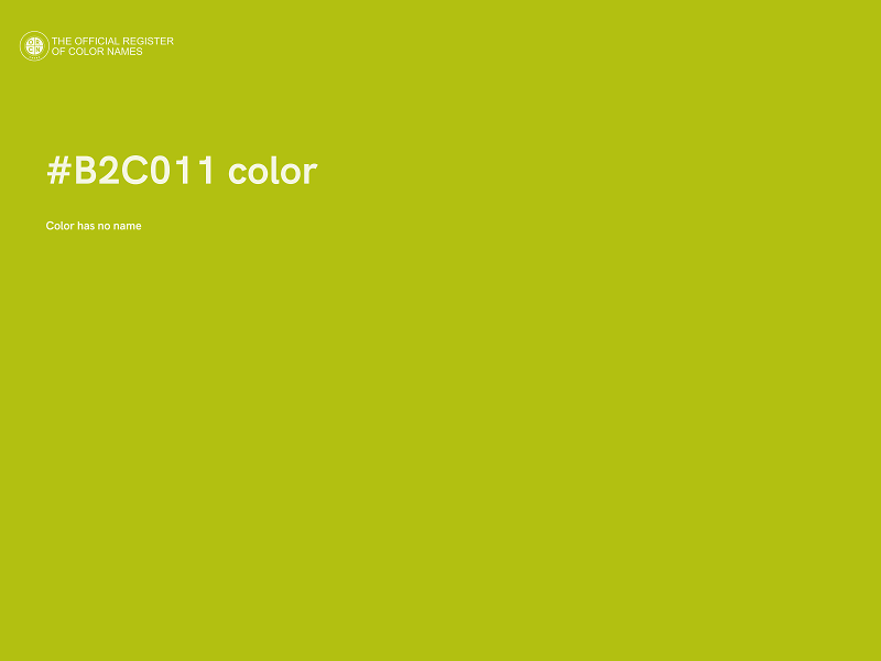 #B2C011 color image