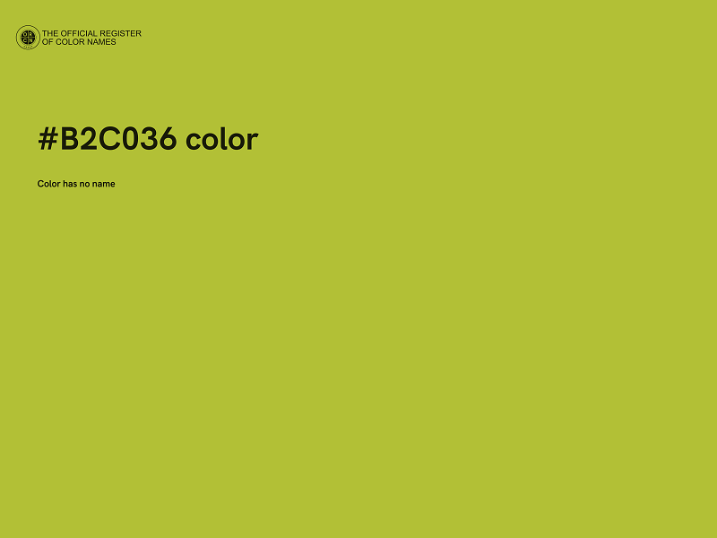 #B2C036 color image