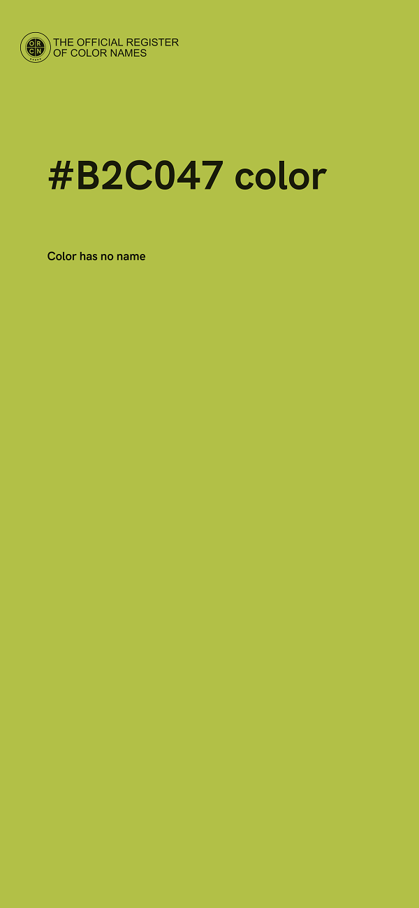 #B2C047 color image