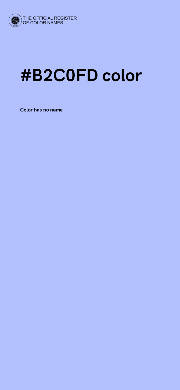 #B2C0FD color image