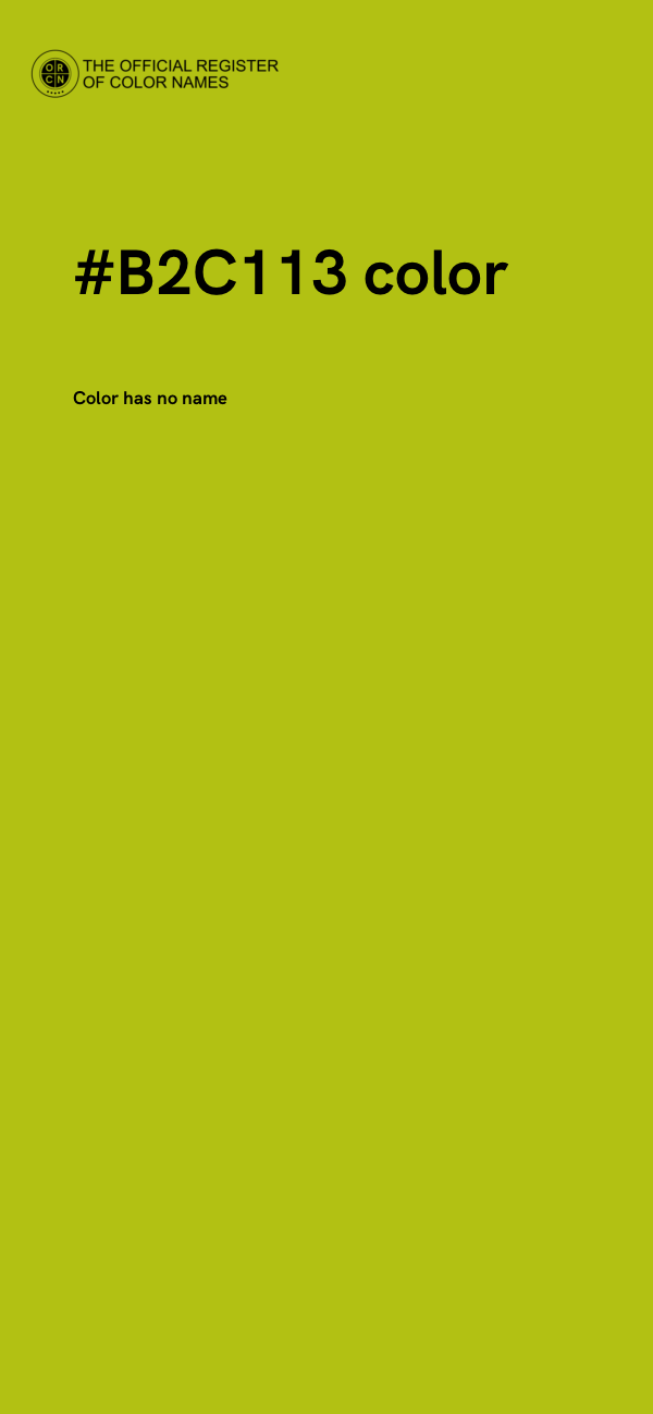 #B2C113 color image
